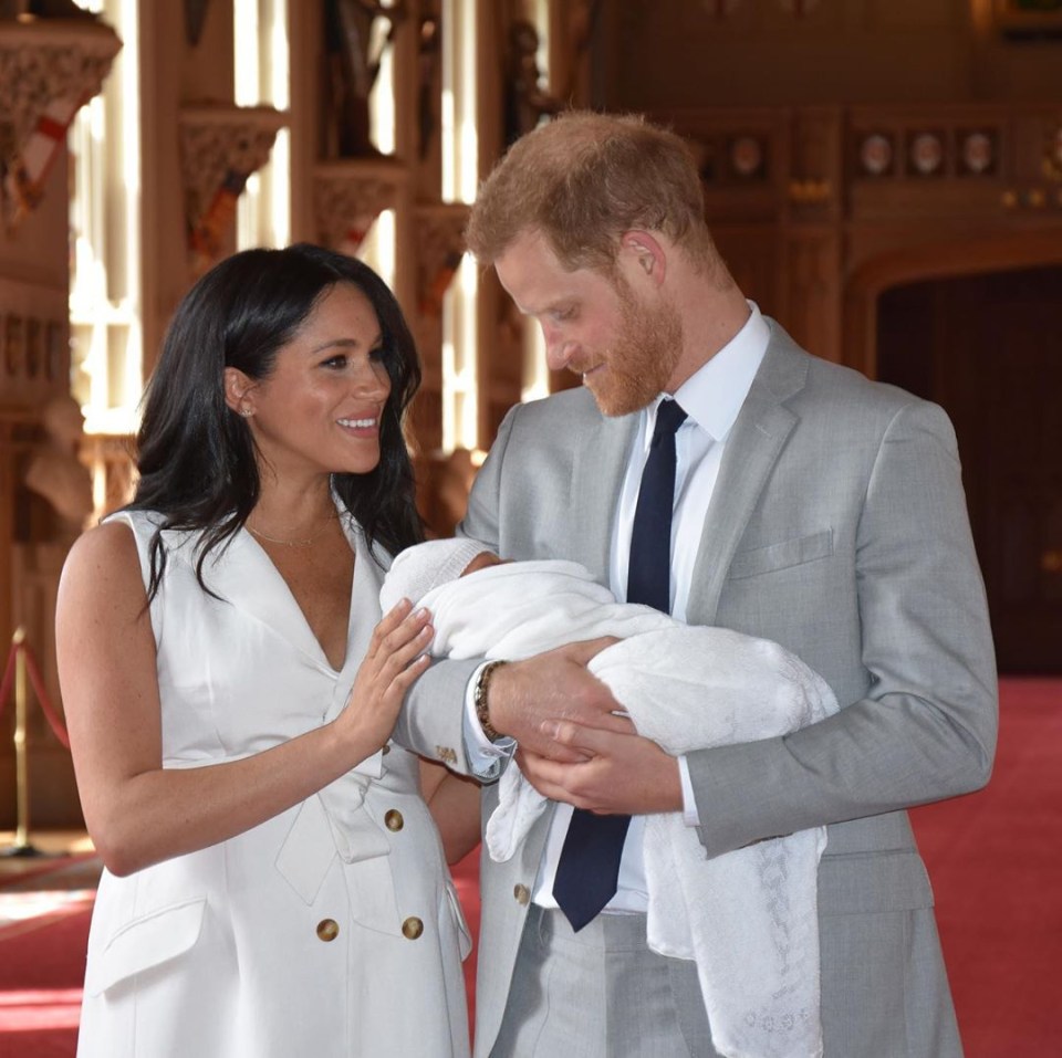  The royal baby made his debut at Windsor Castle yesterday