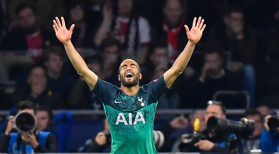  Tottenham went on to win the match 3-2, after Lucas Moura completed a hat-trick with seconds left on the clock