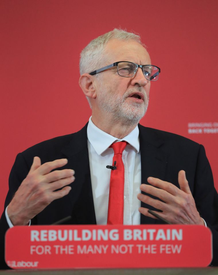  Corbyn backed a second referendum while warning of the Brexit 'endless loop'