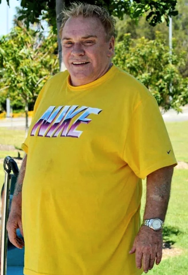  One of the last photographs of Freddie Starr - who confided in a friend fears that 'nobody liked him'