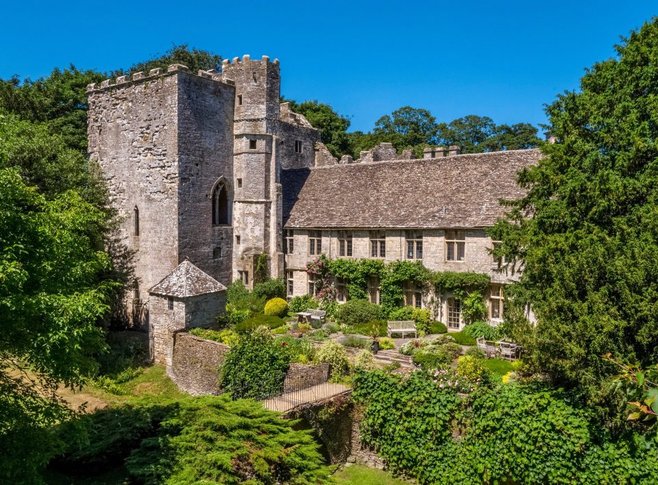  Beverston Castle, in Tetbury, Gloucs., is only partially habitable