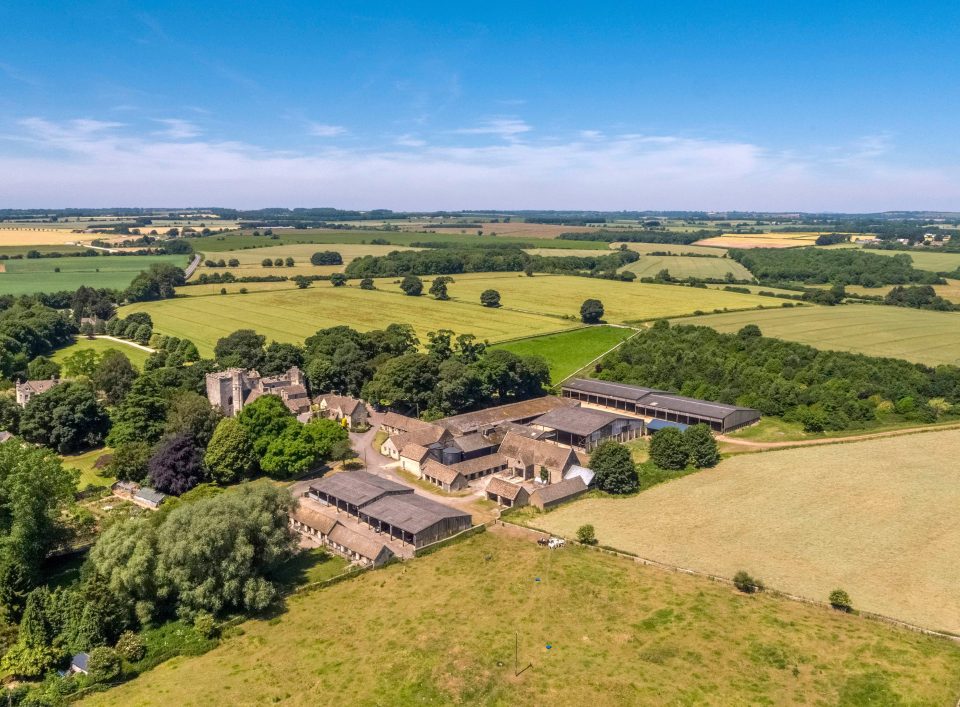  The 17th century manor house comes with five estate cottages, an estate office, stables and walled kitchen garden