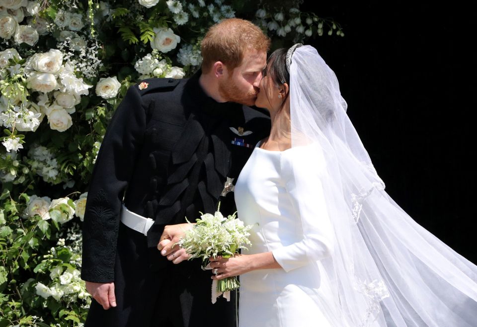  Prince Harry married Meghan at Windsor Castle on May 19 last year