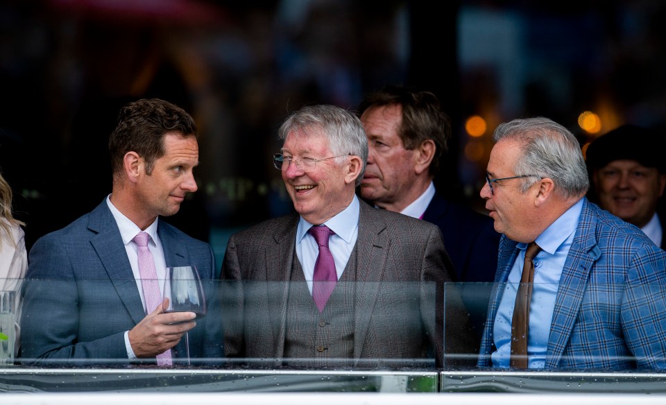  Sir Alex Ferguson watched the racing at the Boodles May Festival in Chester