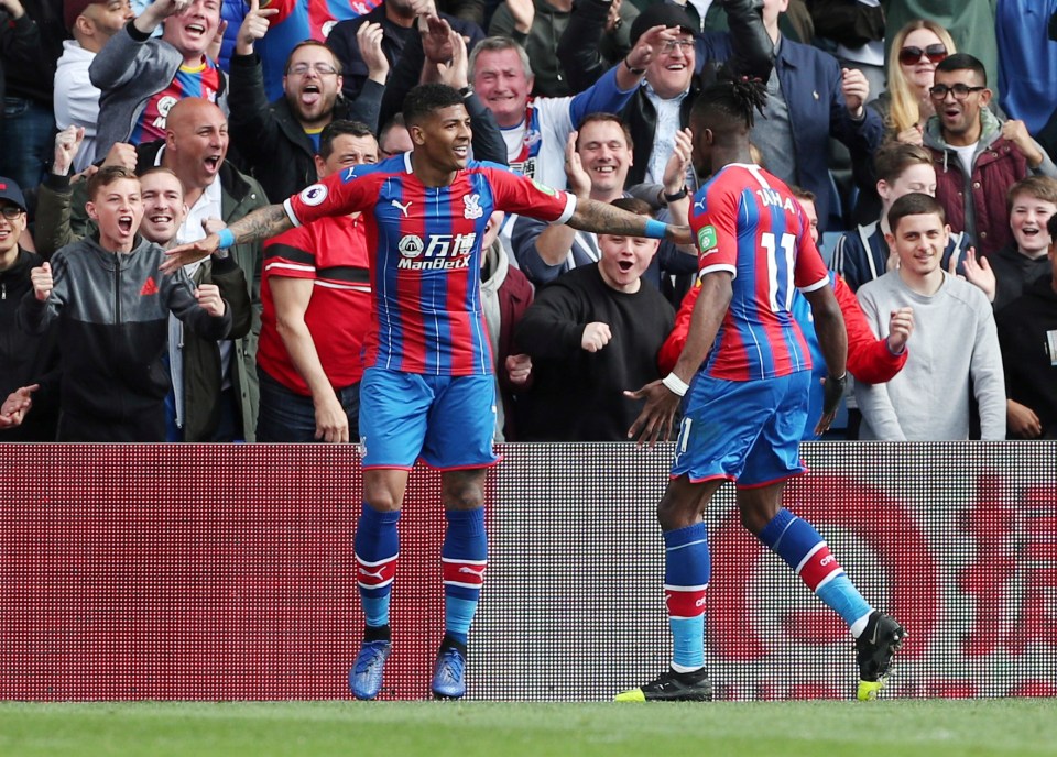  Crystal Palace wore their new home kit in the thrilling 5-3 win over Bournemouth