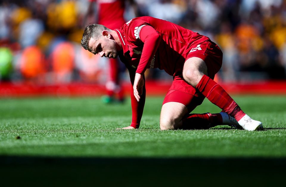  Jordan Henderson and Co will have to pick themselves up for the Champions League final