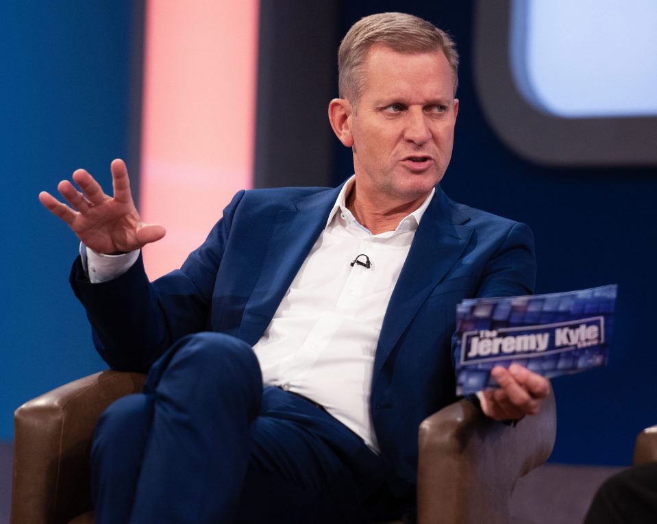 Jeremy Kyle on The Jeremy Kyle Show.