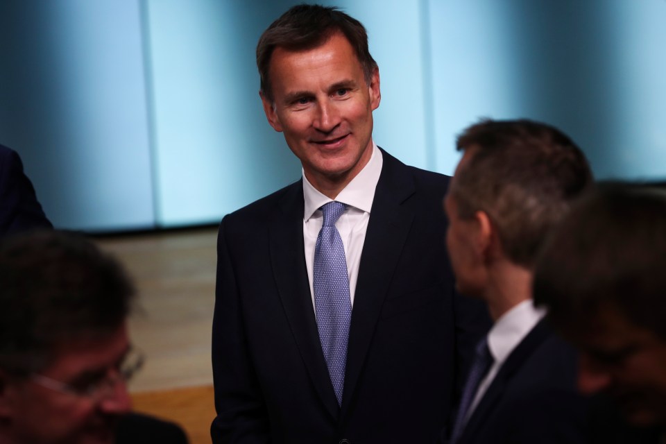  Jeremy Hunt speaking to EU foreign ministers - he has warned the US and Iran could stumble into war