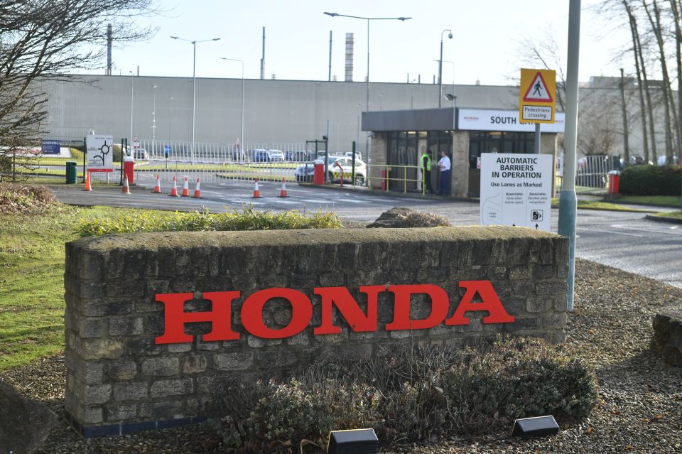  Honda's factory in Swindon will close in 2021