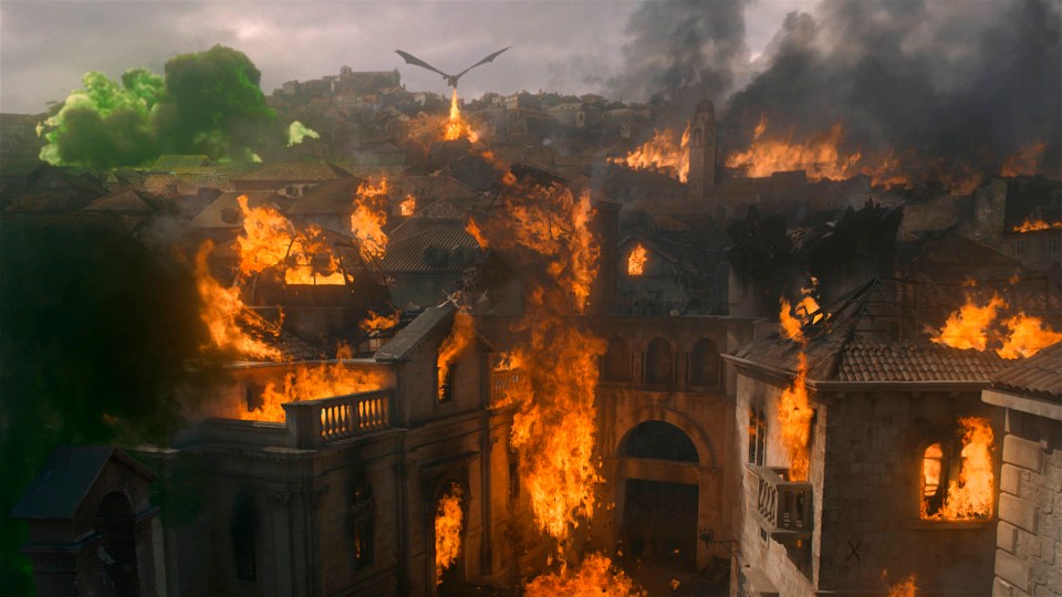  Drogon burned to capital to ashes