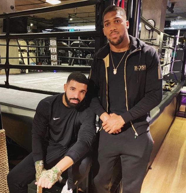 Anthony Joshua is debating whether to invite Drake backstage for the Andy Ruiz fight as he is wary of the ‘curse’