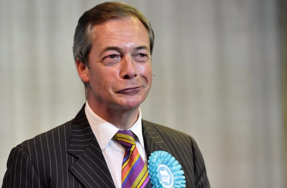  Nigel Farage says he'd prop up a Labour government to form a coalition