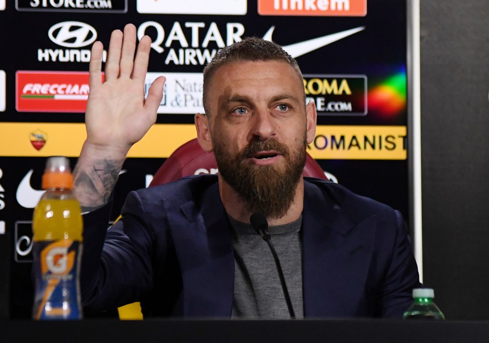 De Rossi called time on his career at Roma and is ready for a new challenge