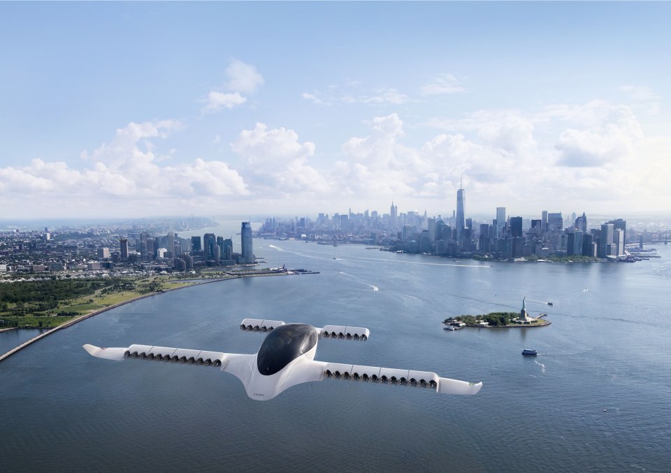  The aircraft is being designed to fly people around cities