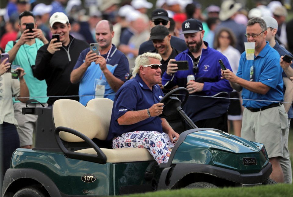  Daly has been given special dispensation to drive a cart