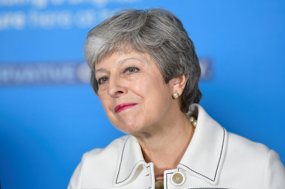  Theresa May spoke out against Nigel Farage today