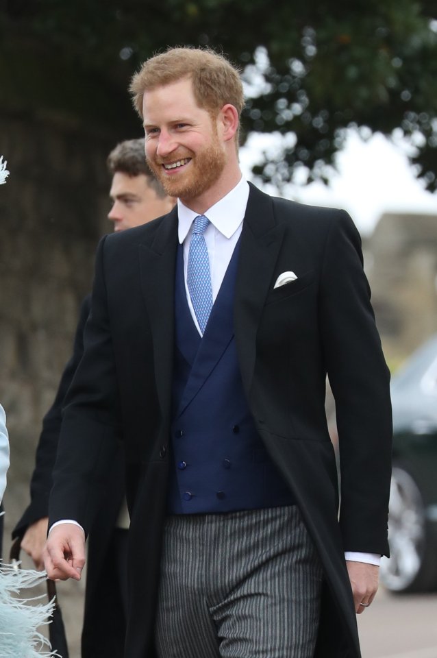  The Duke of Sussex left his wife and baby son Archie at home yesterday to attend another royal wedding