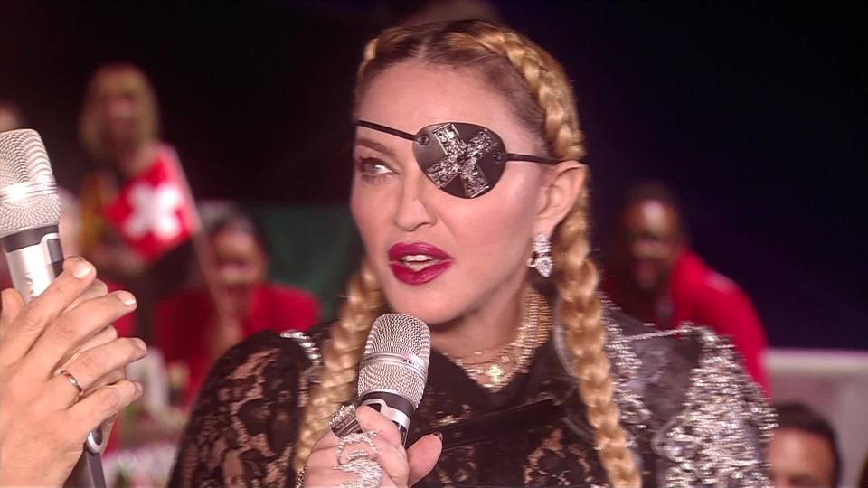  Madonna spoke to Eurovision hosts before her show-stopping performance