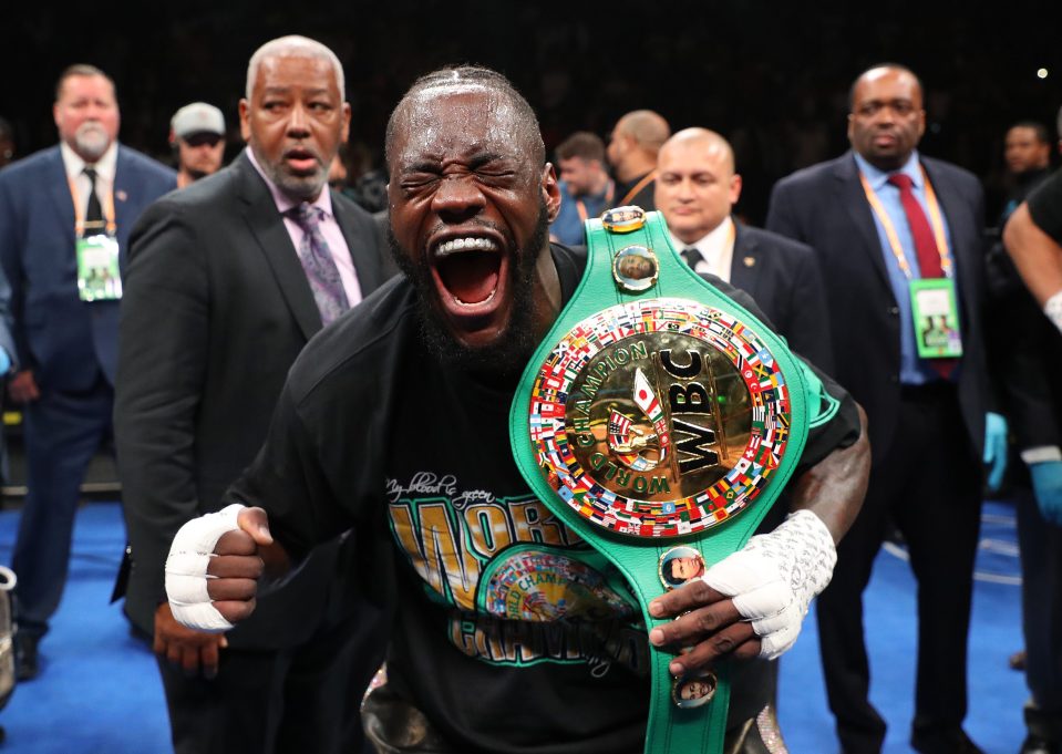  The roof lifted at the 19,000-capacity Barclays Center as the undefeated champ, 33, floored his mandatory opponent in just the second minute