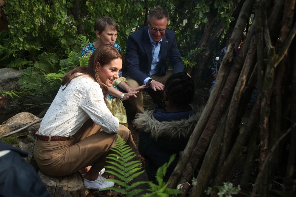  The Duchess was hands on in designing the Chelsea Flower Show exhibit