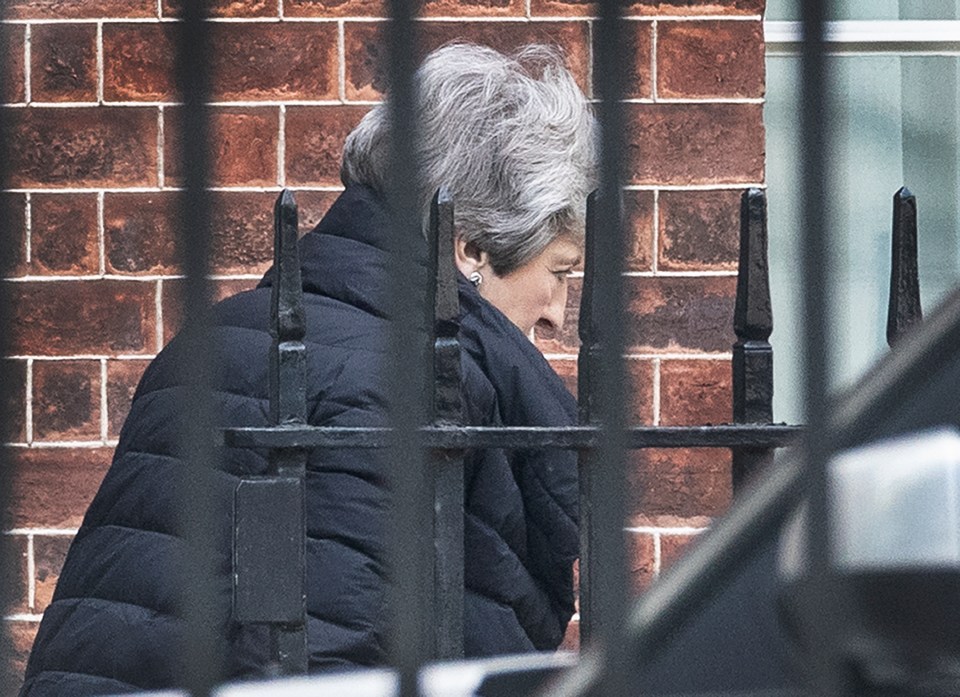  Theresa May returning to work in Westminster this morning