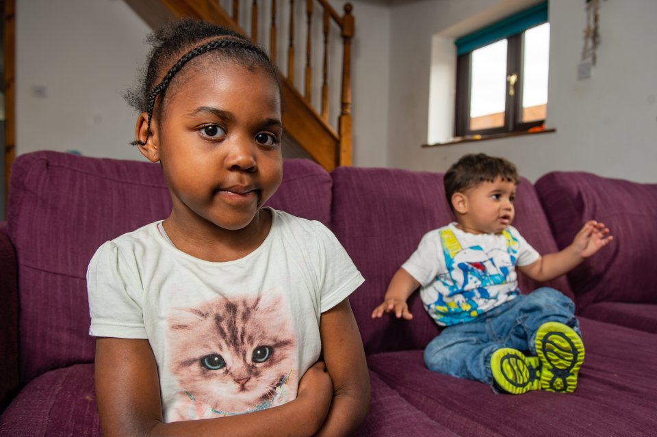  Therese feels awful that her five-year-old daughter Veronica and 16-month-old son Gabriel have missed out because she has been so strapped for cash