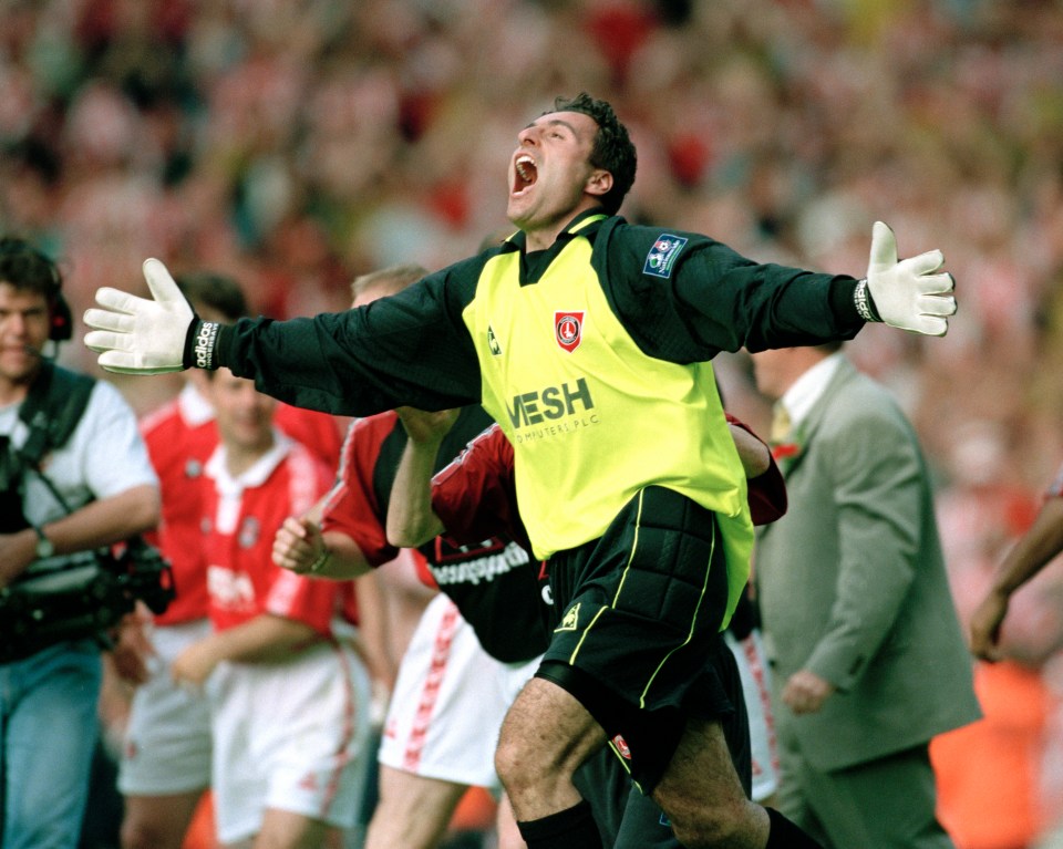 Ilic runs with his arms wide open as his incredible dream of playing in the Premier League became a reality