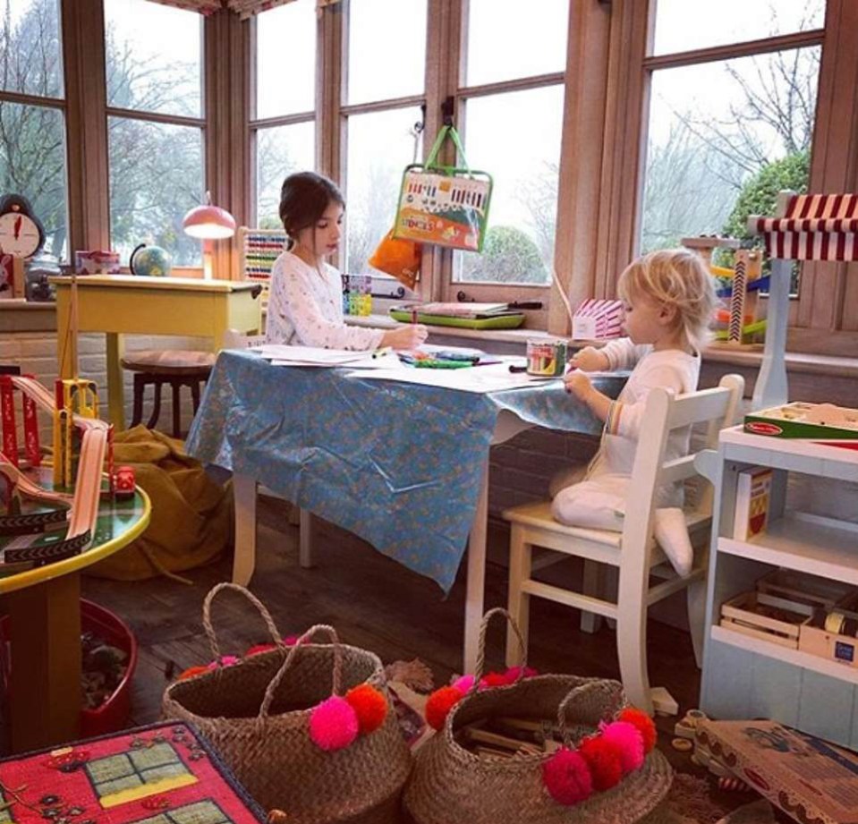  The massive house has lots of space for play areas - the children have a room specifically for them to play in which is complete with a train set and a drawing table