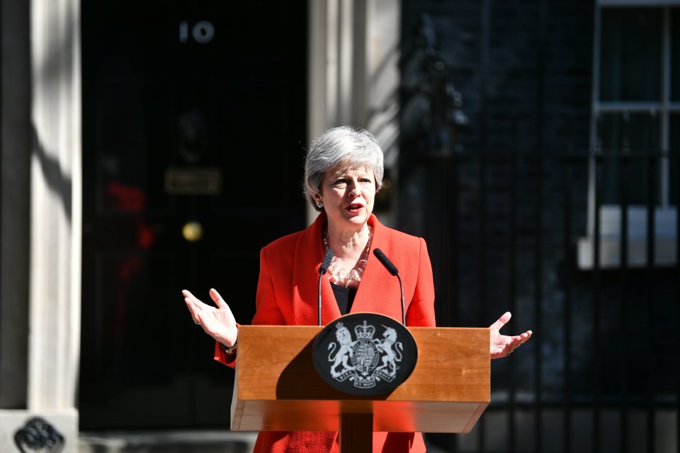  Theresa May announced today she will officially step down as PM