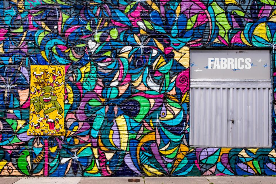  Streets and streets of local and international artwork adorns Wynwood