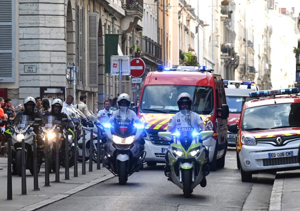  Police officers and soldiers have filled the city after the bomb assault which left several injured