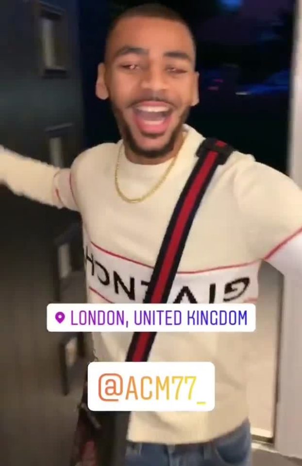  Alexis Claude-Maurice was out in London with Guendouzi on Friday