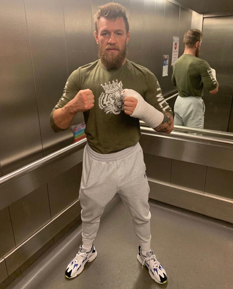 Conor McGregor posted an injury update to his Instagram followers