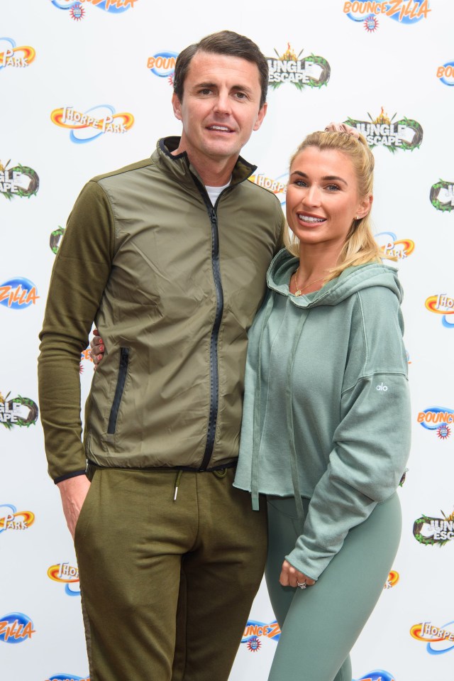  The couple were every inch just as loved-up at Thorpe Park's Resorts VIP 40th birthday party