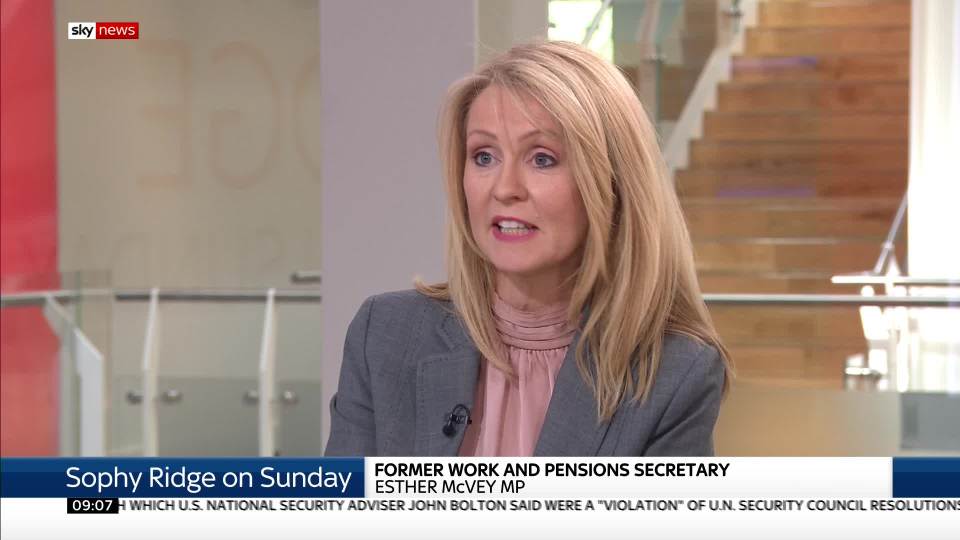  Esther McVey has vowed to go for a No Deal Brexit