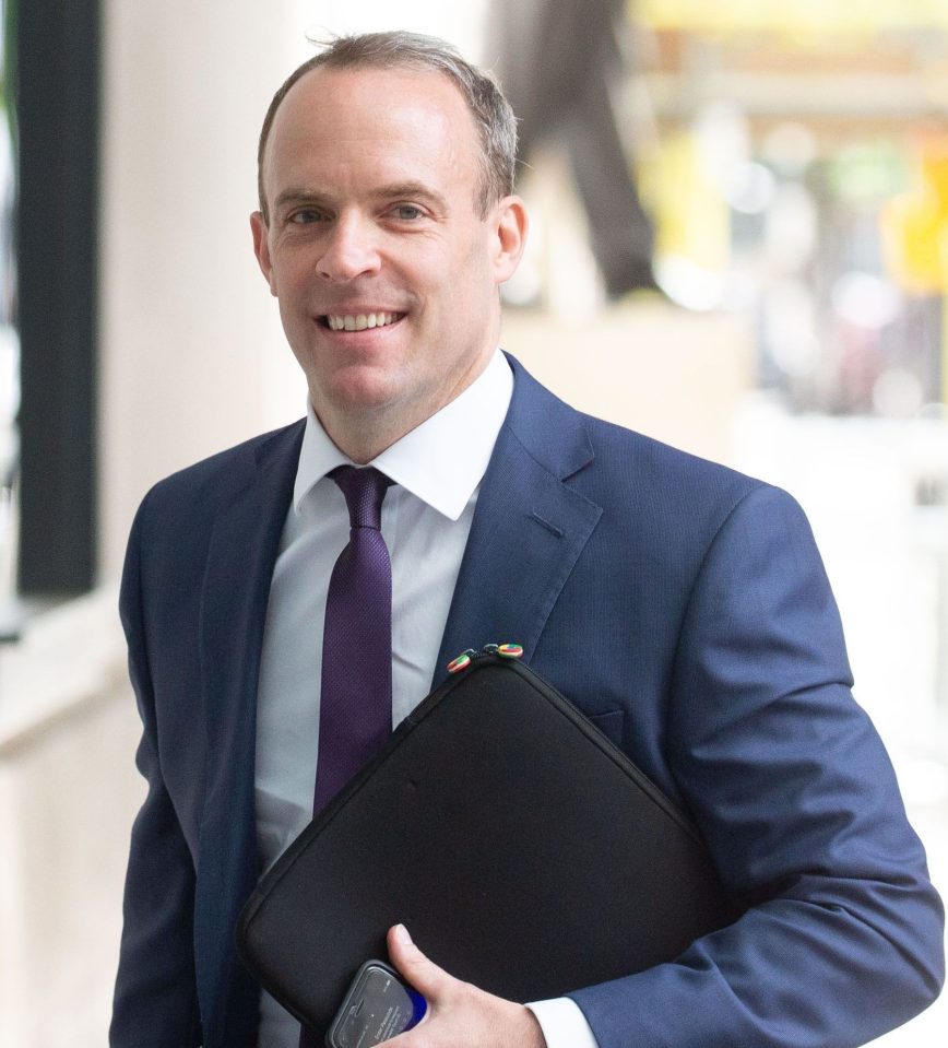  Dominic Raab wants to re-open the Brexit deal and take out the backstop