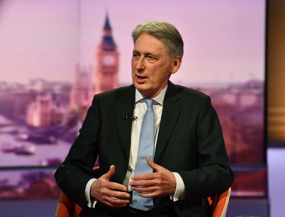  Philip Hammond said he wouldn't get behind someone pushing a No Deal