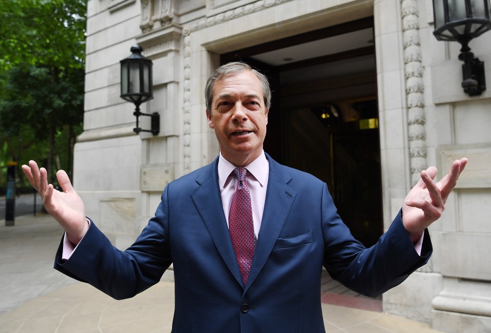  Nigel Farage was the big winner of the night