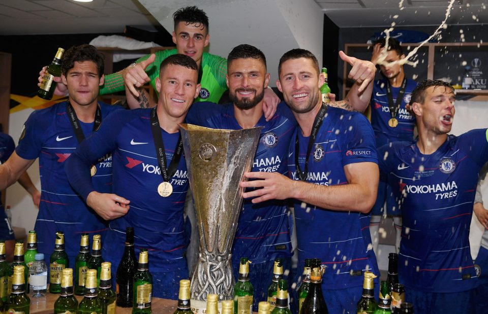  Chelsea will wave goodbye to club captain Gary Cahill, second right, this summer