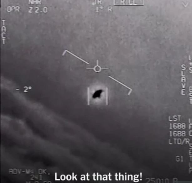  DeLonge's team most famously turfed up classified footage of UFOs (pictured) recorded by American pilots that were confirmed as real by the US Navy earlier this month