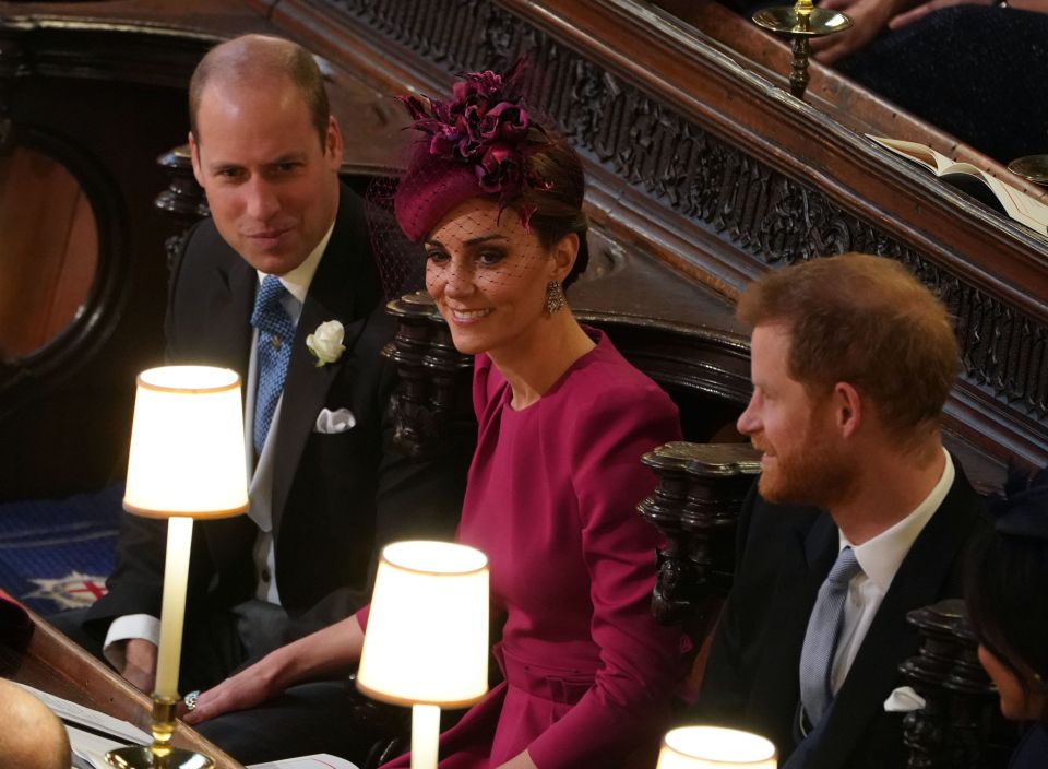  The brothers were pictured at Trooping the Colour in June and at Princess Eugenie's wedding in October