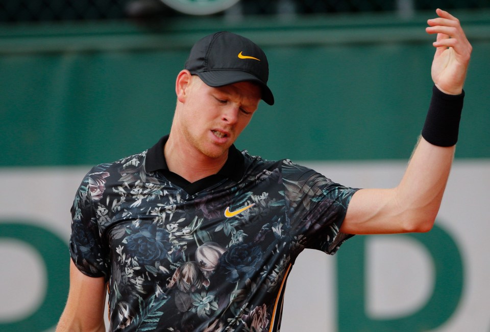 Gutted Kyle Edmund crashed out of the French Open after picking up an injury