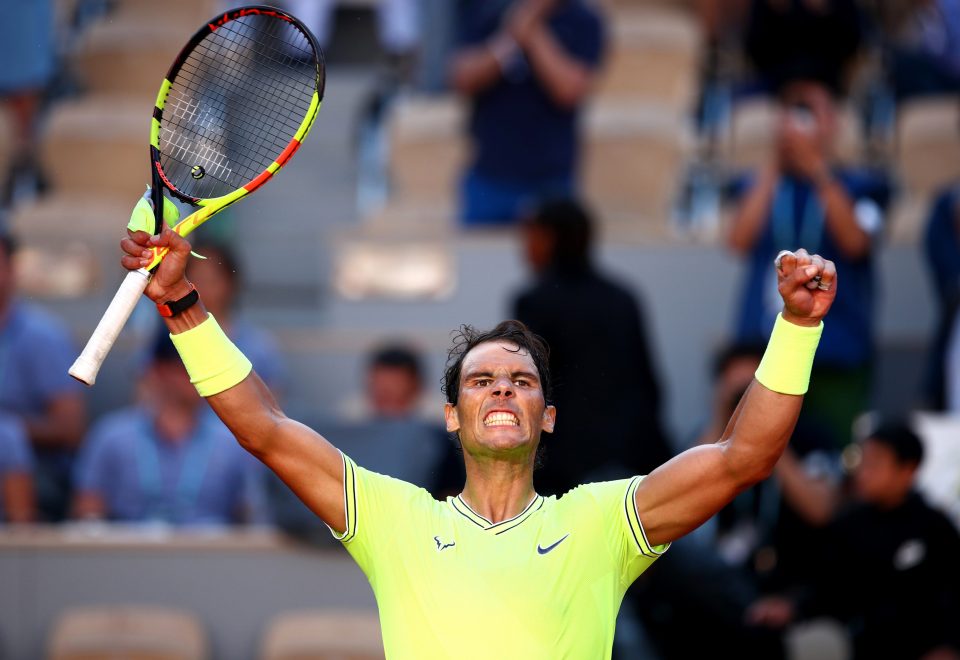 Rafael Nadal made it through to the French Open fourth round with a four-set victory this afternoon