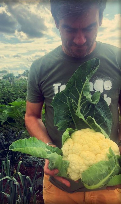  They grow their own vegetables in the allotment