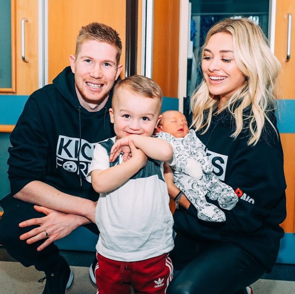  Kevin and Michele De Bruyne pictured at Manchester University NHS