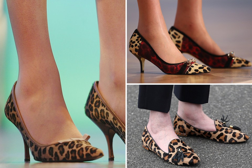  It wasn't the first time the Prime Minister has gone for the animal-print shoes