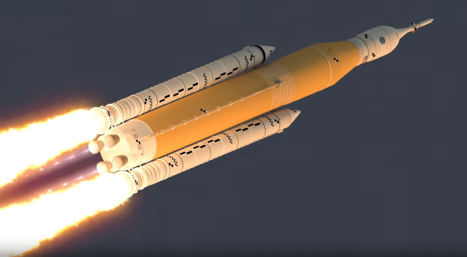  The company showed off renders of its delayed Space Launch System