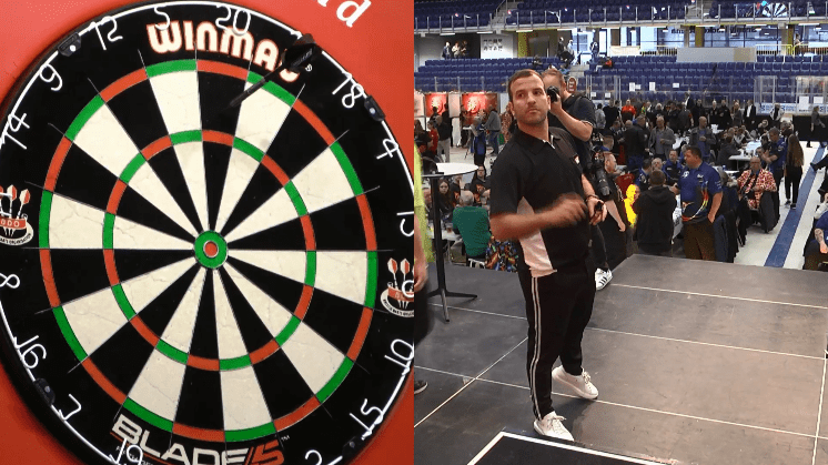  Rafael Van Der Vaart made his professional darts debut in the BDO Denmark Open