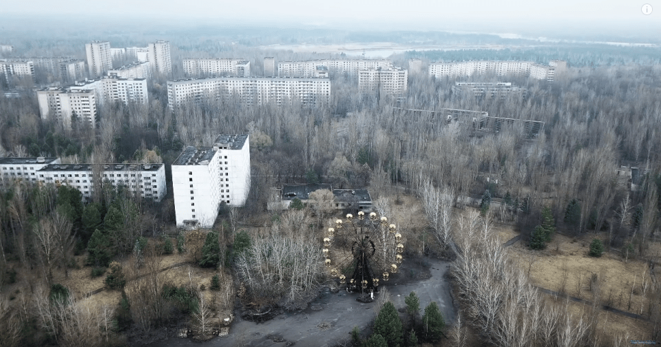  Incredible drone images capture the now abandoned city of Pripyat