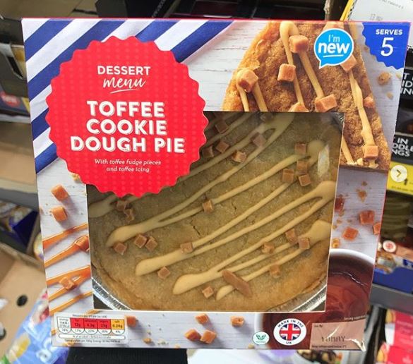  Aldi is now selling a cookie dough pie which looks delicious